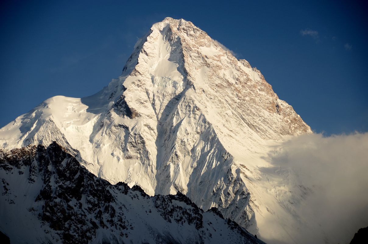 06 K2 North Face Late Afternoon From K2 North Face Intermediate Base Camp